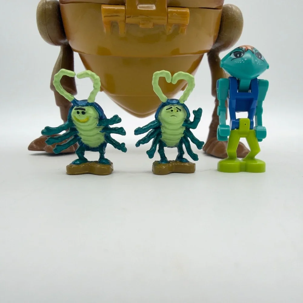 Disney Pixar A Bugs Life PT Flea Circus Wagon Playset Mattel 1998 Flik Tuck Roll